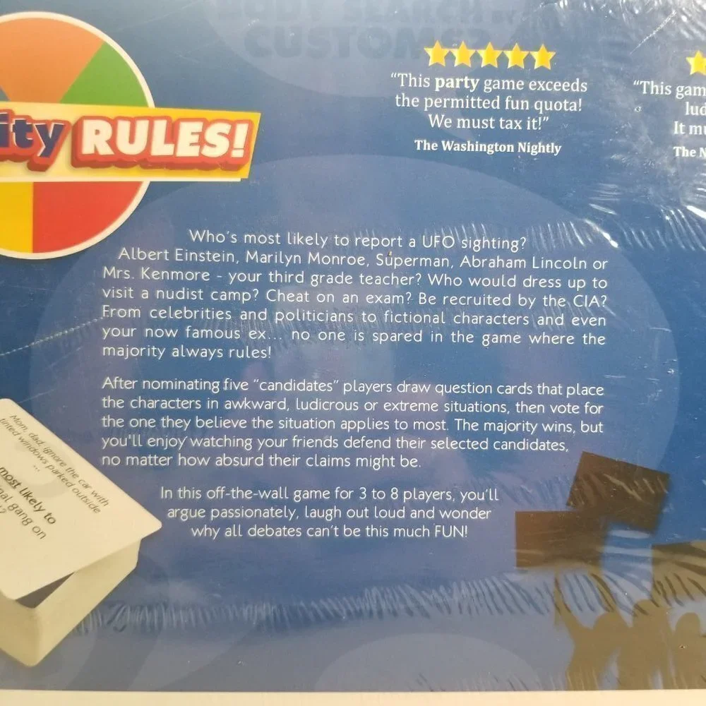 Majority Rules Party Game New Sealed 2013 Game of the Year FunWiz - Picture 9 of 10